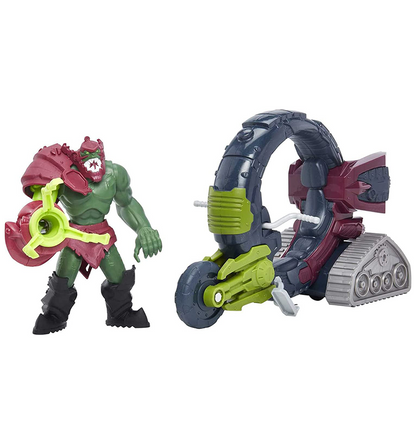 He-Man and the Masters of the Universe Revelation Trap Jaw Cycle Vehicle & Action Figure