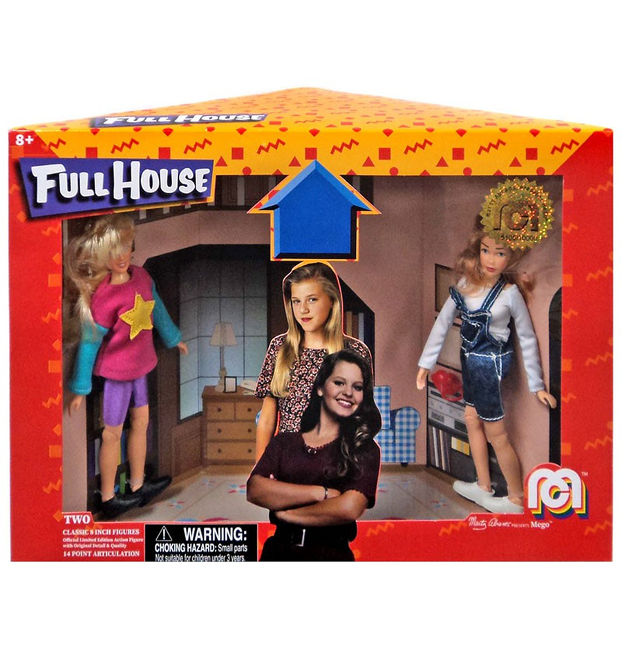 Mego Full House DJ & Stephanie Tanner Action Figure 2pk