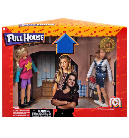Mego Full House DJ & Stephanie Tanner Action Figure 2pk