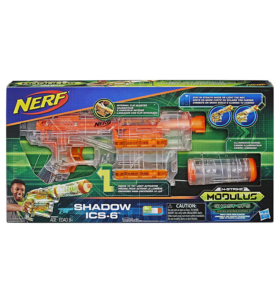 NERF Modulus Ghost Ops Shadow ICS-6