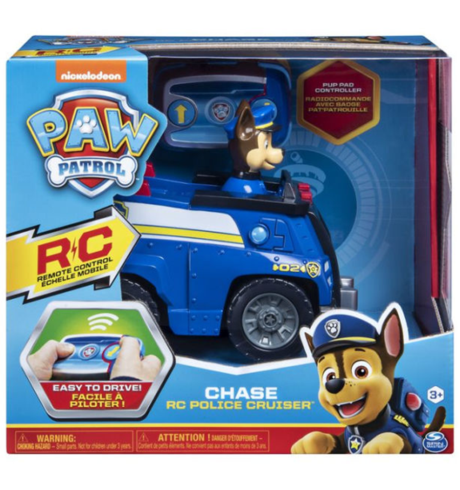 PAW Patrol, Chase Remote Control Police Cruiser with 2-Way Steering