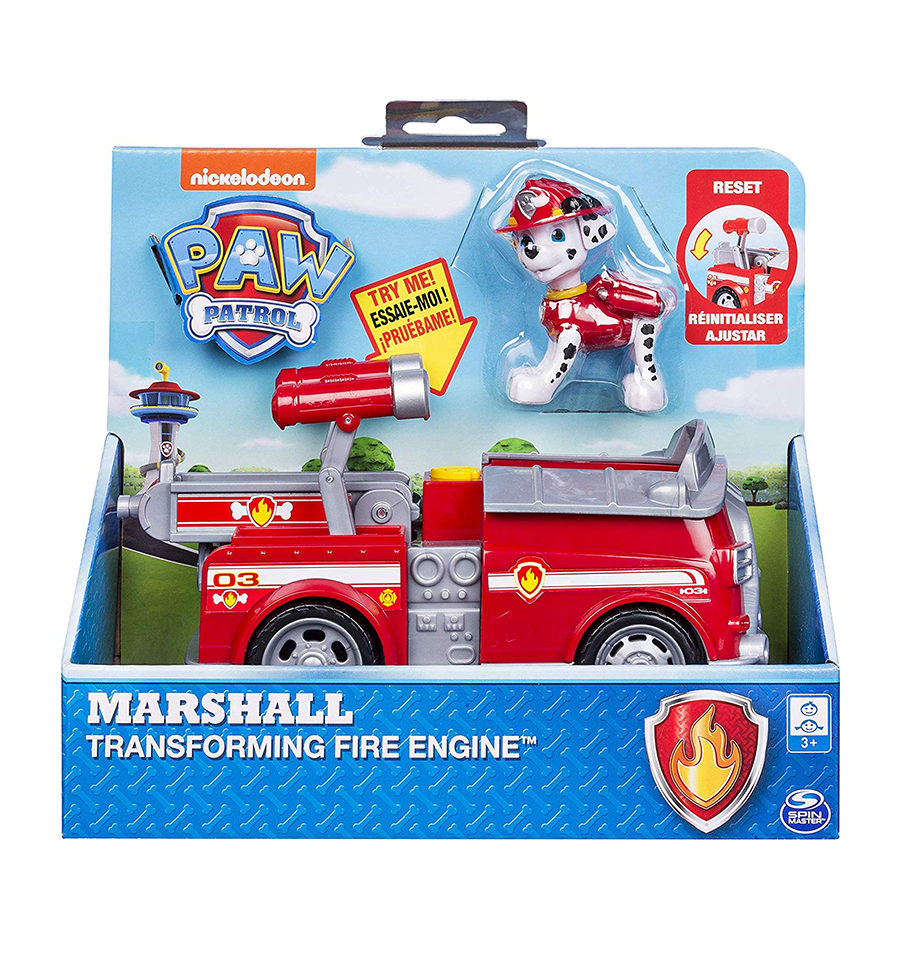 Paw Patrol, Marshall’s Transforming Fire Truck with Pop-Out Water Cannons