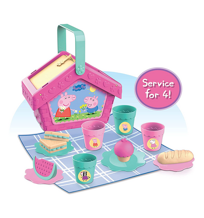 Peppa Pig Let's Have a Picnic Set-15-Pieces