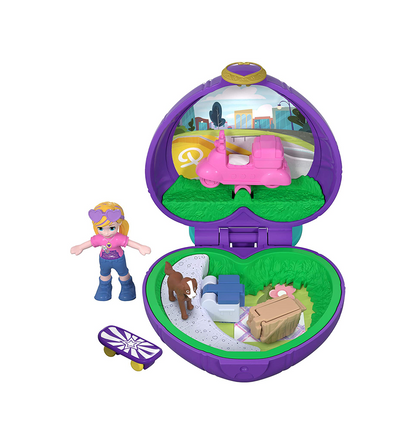 Polly Pocket Tiny World Picnic with Polly & Peaches Playset