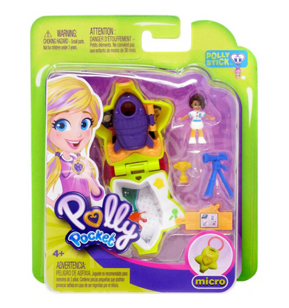 Polly Pocket Tiny Pocket Places Rockin' Science Compact Playset