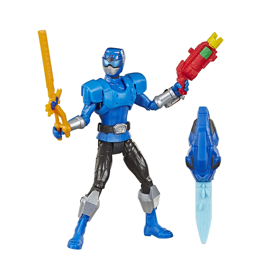 Power Rangers Beast Morphers Beast-X Blue Ranger 6" Action Figure