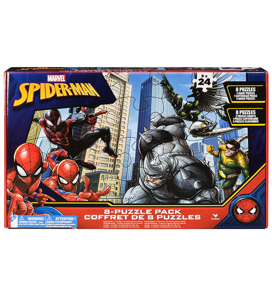 Spider-Man 8-Pack of Jigsaw Puzzles