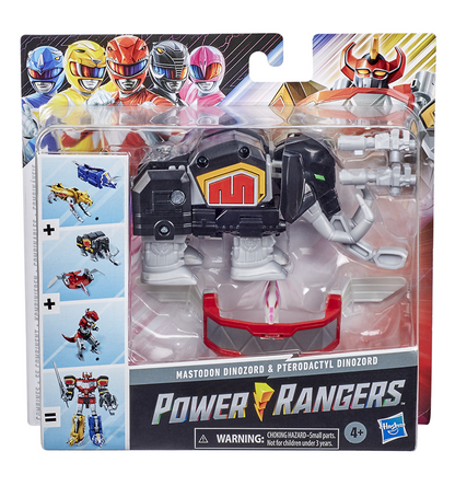 Power Rangers Mighty Morphin Mastodon and Pterodactyl Dinozord 2-pack