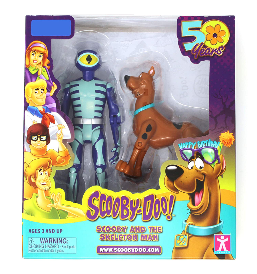 Scooby-Doo! 50 Years Scooby and The Skeleton Man Action Figures 2 Pack