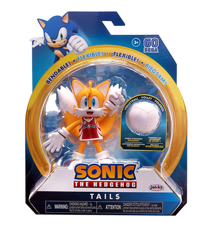 Sonic The Hedgehog 4" Basketball Tails Action Figure