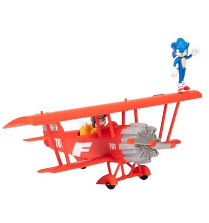 Sonic the Hedgehog 2 The Movie Tornado Biplane Playset