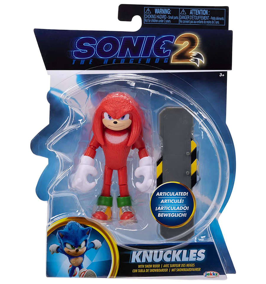 Sonic the Hedgehog 2 The Movie 4" Articulated Action Figure (Knuckles)