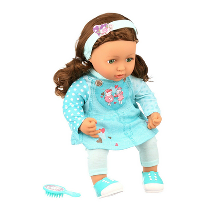 Sophia So Soft Baby Doll with Brushable Hair- Blue Outfit
