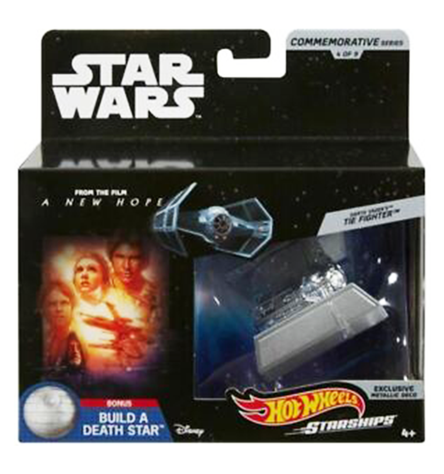 Hot Wheels Star Wars Commemorative Series Darth Vader's TIE Fighter Starship