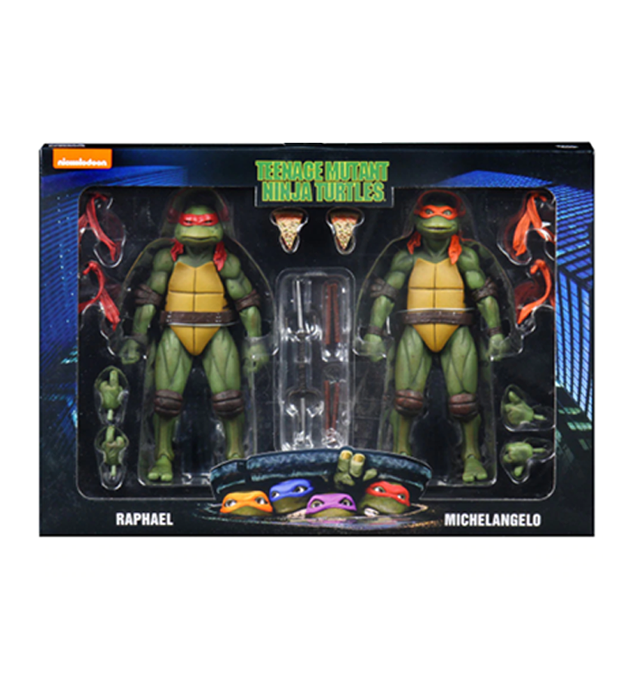 Neca 7” Scale - Action Figure 2 Pack TMNT Raphael & Michaelangelo