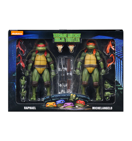 Neca 7” Scale - Action Figure 2 Pack TMNT Raphael & Michaelangelo