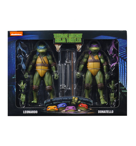 Neca 7” Scale - Action Figure 2 Pack TMNT  Leonardo & Donatello