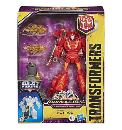 Transformers Cyberverse Bumblebee Adventures Deluxe Class Hot Rod Action Figure