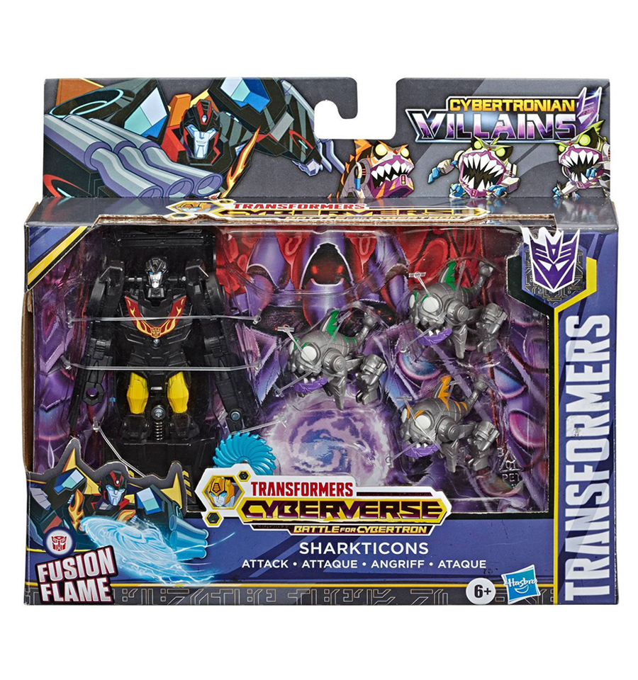 Transformers Toys Bumblebee Cyberverse Adventures Sharkticons Attack