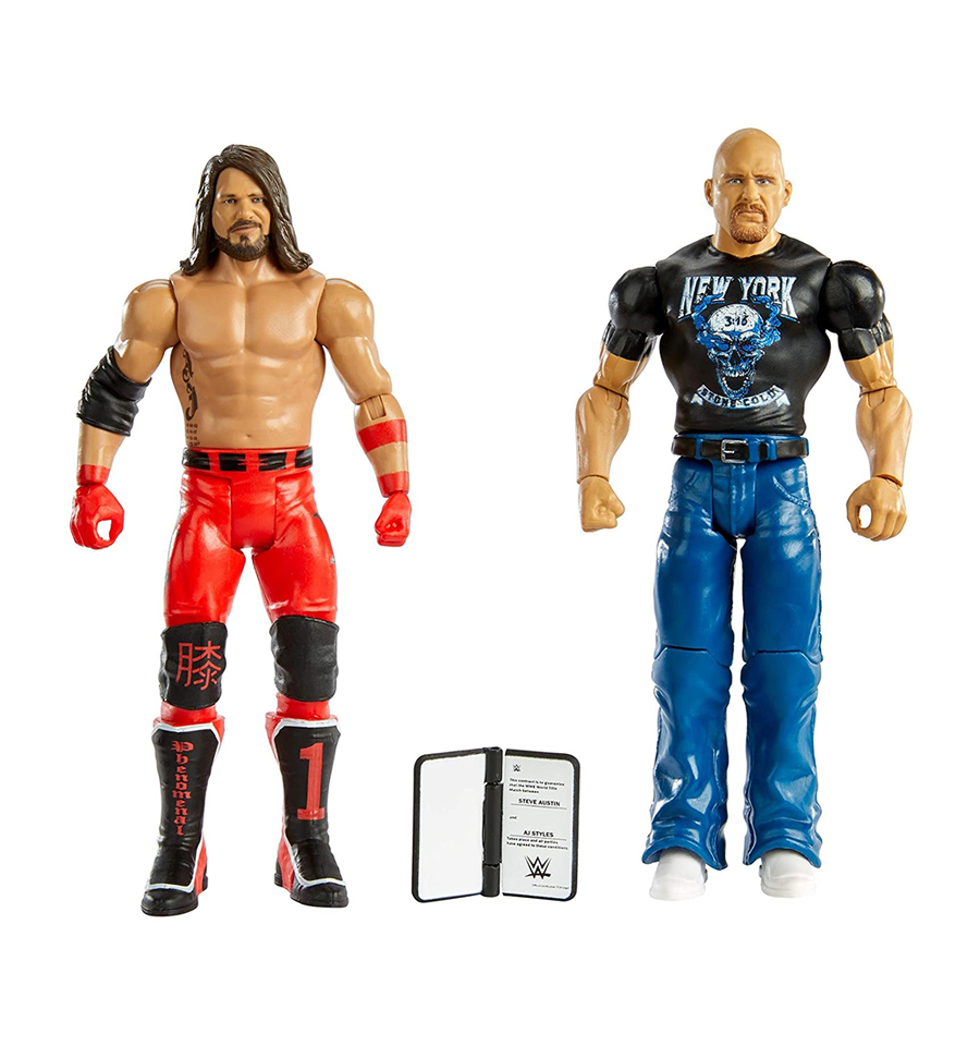 WWE Stone Cold Steve Auston vs AJ Styles Battle Pack Series #67