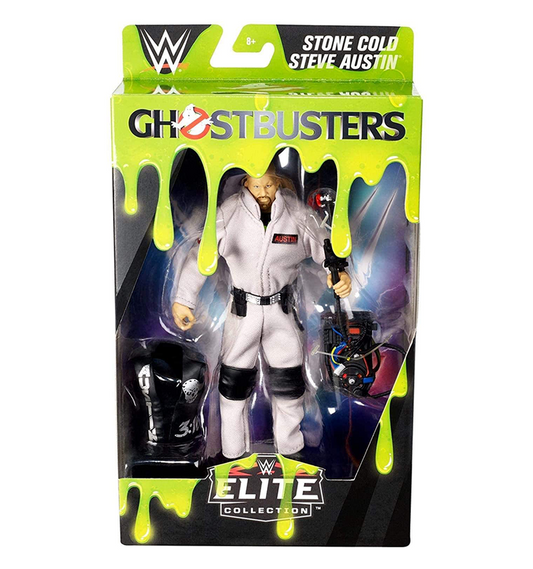 WWE Elite Ghostbusters Stone Cold Steve Austin Action Figure