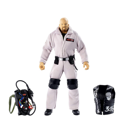 WWE Elite Ghostbusters Stone Cold Steve Austin Action Figure